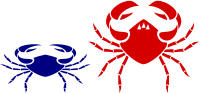 Red vs Blue Crab