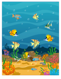 Ocean with Many Fish