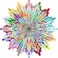 Ornamental Solid Frame Vortex With Stroke