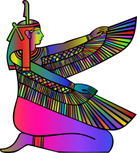 Egyptian goddess Maat Polyprismatic