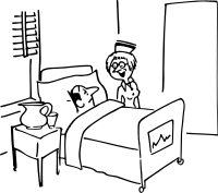 Patient and nurse