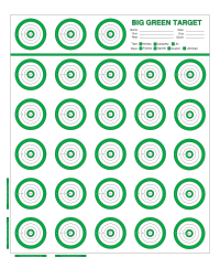 big green target