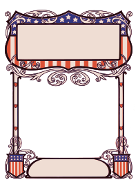Patriotic American Frame