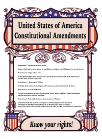 USA Constitutional Amendments