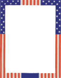 American Flag Frame