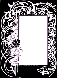 Flowing Flowers Frame