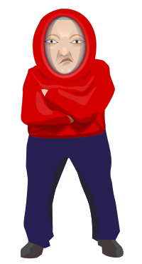 Grumpy Hoodie Man