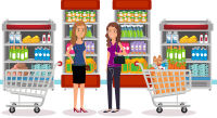 Remix.Two.Friends.Meeting.At.The Grocery Store