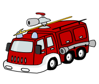 Fire Truck - Isolated
