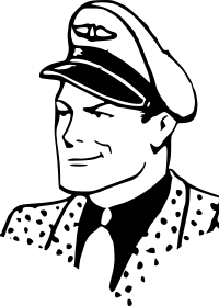 Smiling pilot