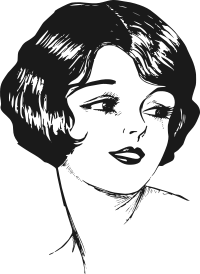 Retro woman