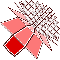 6 by 6 transformed near bottom left hand corner Celtic knot