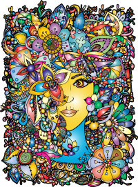 Floral Woman By Bexatt Prismatic