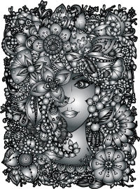 Floral Woman By Bexatt Duochrome