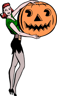 Halloween lady