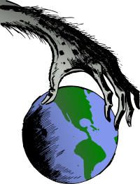 Hand Grabs the Earth - Colour Remix