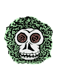 Scary Skull Face - Colour Remix