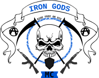 Motorcycle Club Patch Blue