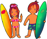 Two Surfers