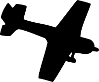 silhouette-plane