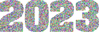 2023 Typography Low Poly