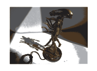 ALIEN Brass Lamp