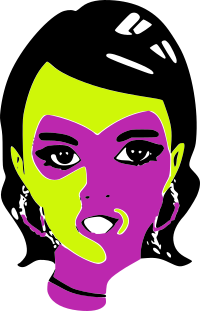 Multicolour girl