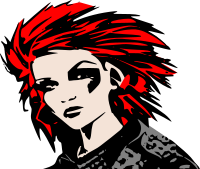Redhead punk girl