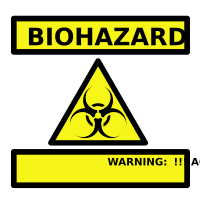 Zombie Parts Warning Label