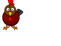 CARTOON ROOSTER