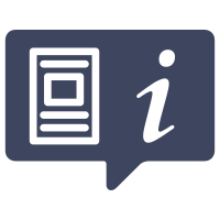 Content Notice Icon (grey info)