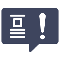 Content Notice Icon (grey, no page border)