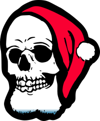 Santa skull
