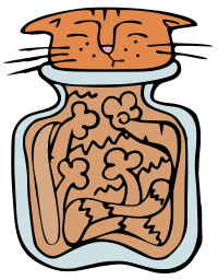 Cat in Jar - Colour Remix