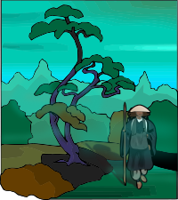Tree and Monk