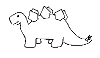 Stegosaurus Cartoon