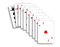 Escalera de naipes