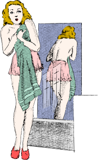 Pinup Lady 1 - Colour Remix