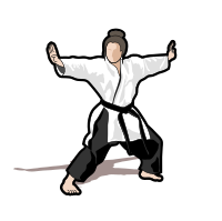 Karate girl