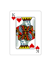 Rey de Corazones (Vectorizado)