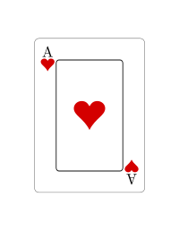 As de corazones (Vectorizado)