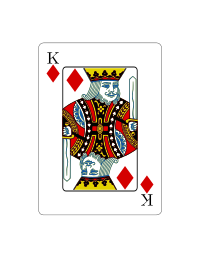 Rey de Diamantes (Vectorizado)
