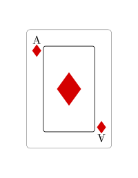 As de diamantes (Vectorizado)