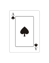 As de espadas (Vectorizado)