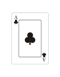 As de tréboles (Vectorizado)
