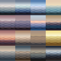 mountain palette