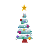 Ribbon Christmas tree