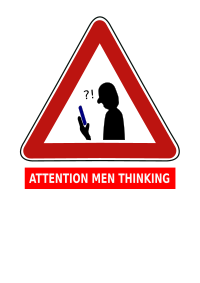 Attention men thinking 2