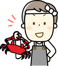 Fishmonger with a Crab