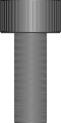 Bolt M3x8 Socket Head Side View